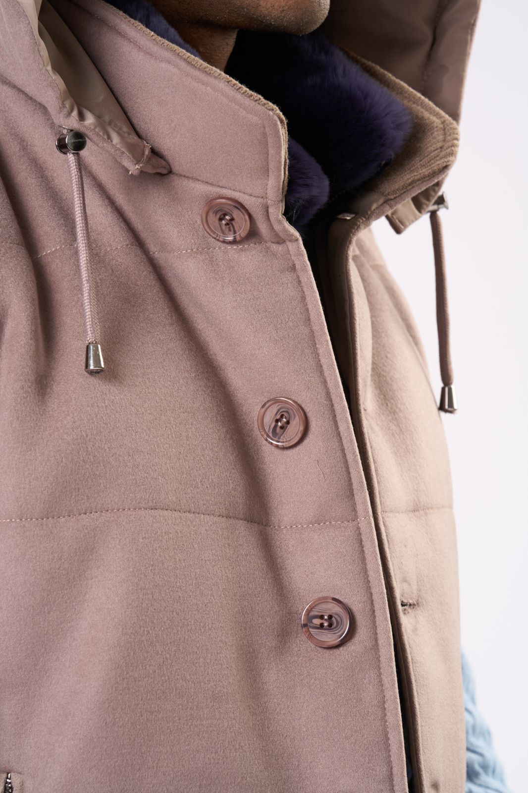 Cashmere Vest in Brown